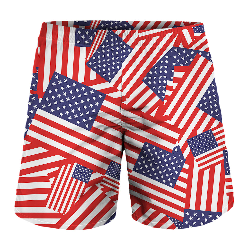 Independence Day USA Flag Pattern Print Men's Shorts