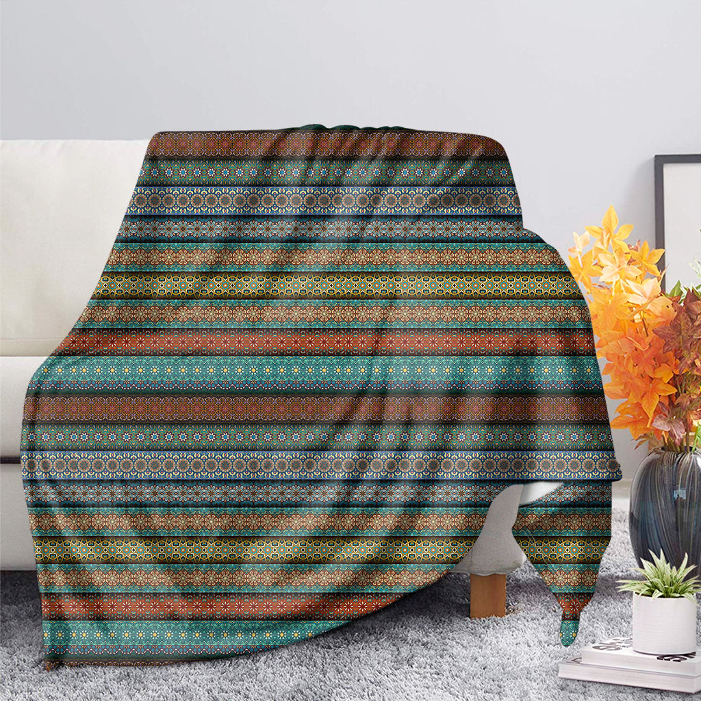 Indian Ethnic Pattern Print Blanket