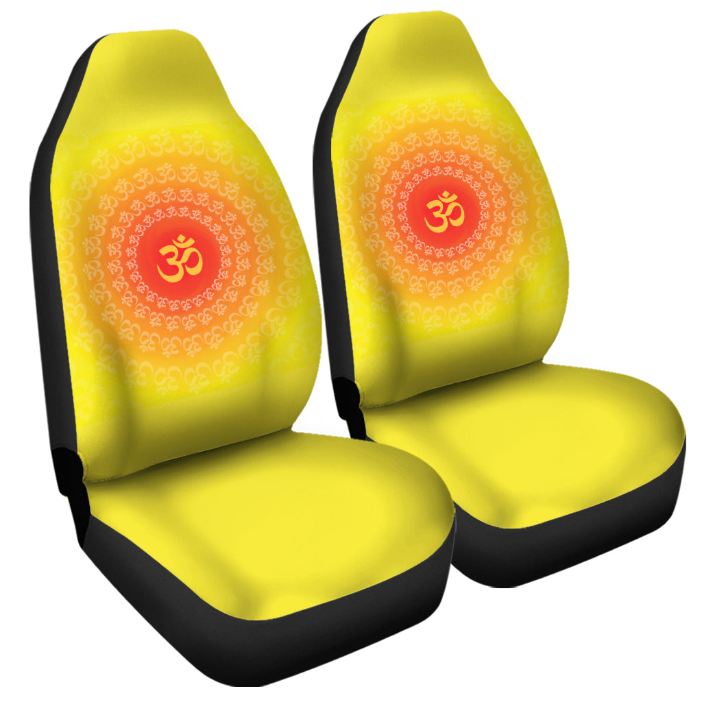 Indian Om Sign Print Universal Fit Car Seat Covers