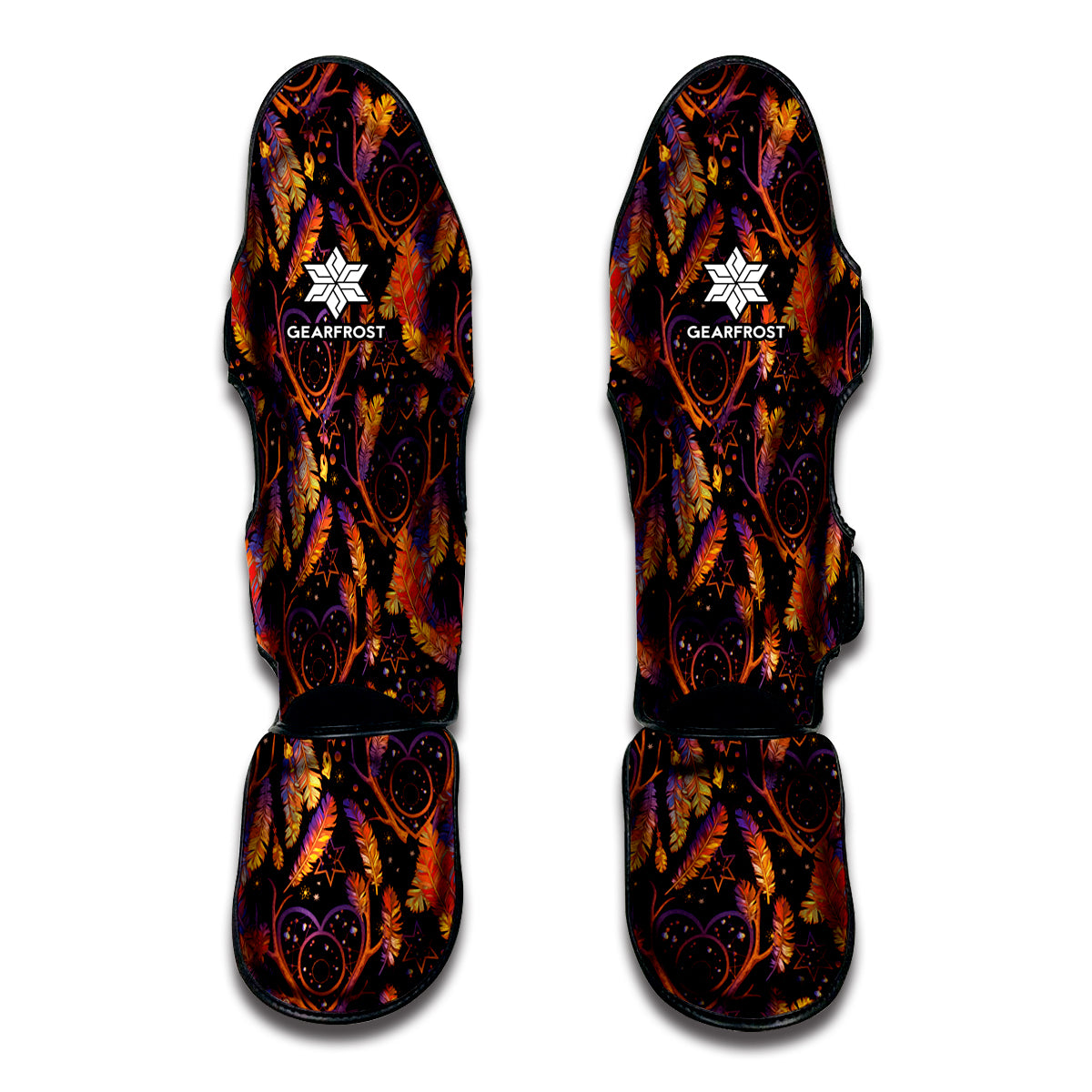 Indian Tribal Dream Catcher Print Muay Thai Shin Guards