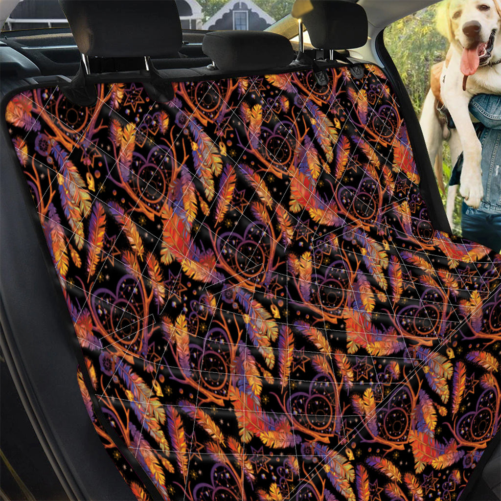 Indian Tribal Dream Catcher Print Pet Car Back Seat Cover