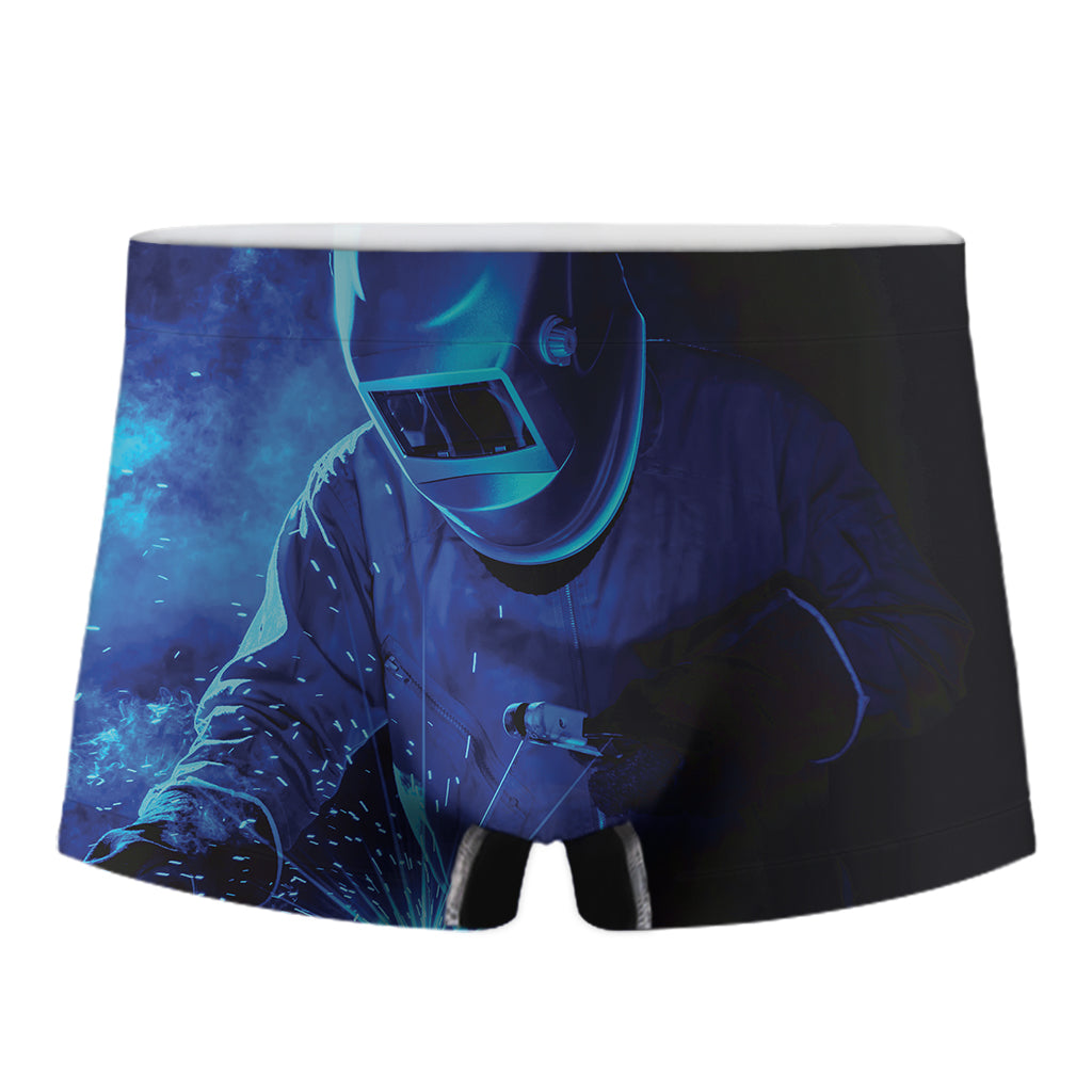 Industrial Welder Print Men's Boxer Briefs