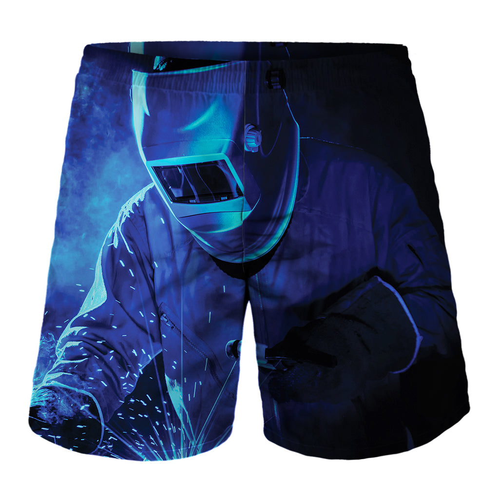 Industrial Welder Print Men's Shorts