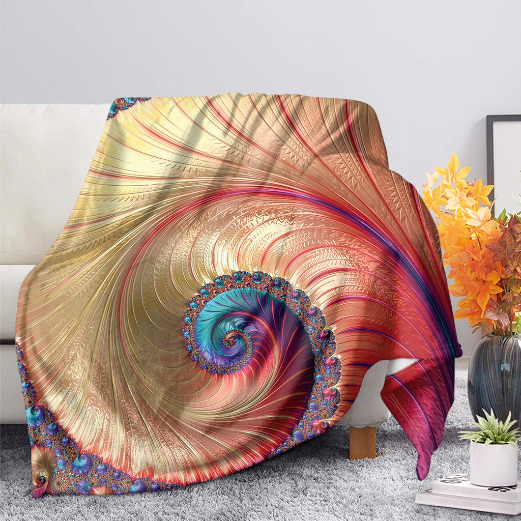 Infinite Fractal Print Blanket