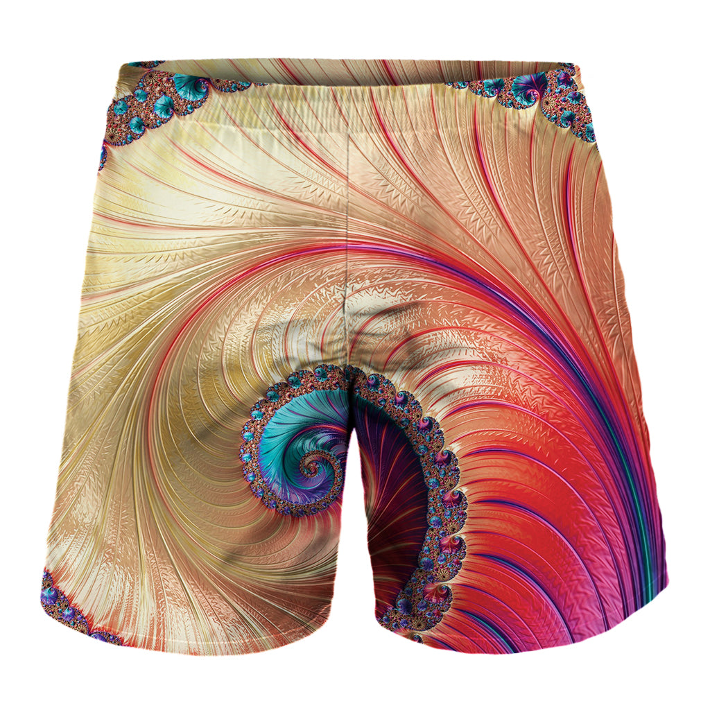 Infinite Fractal Print Men's Shorts