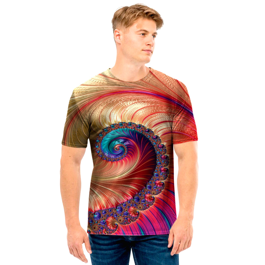 Infinite Fractal Print Men's T-Shirt