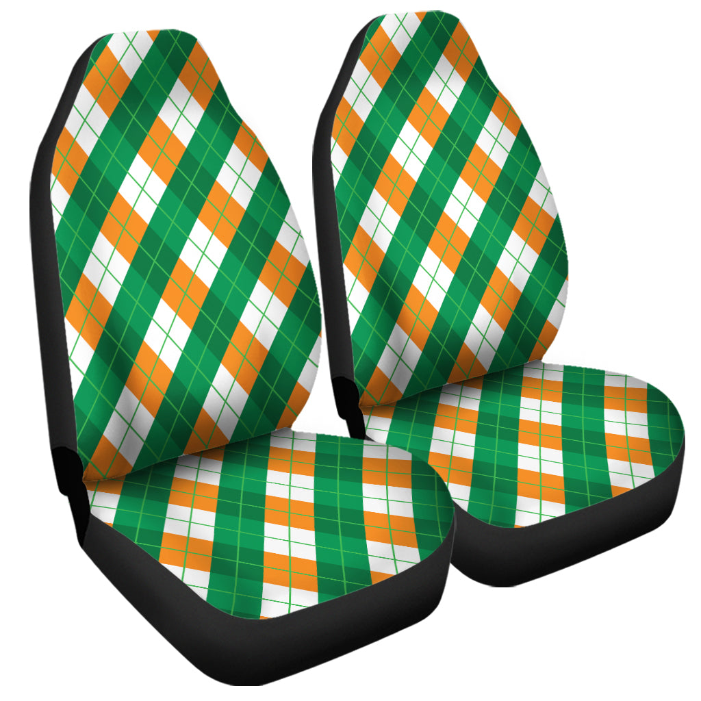 Irish Argyle Pattern Print Universal Fit Car Seat Covers