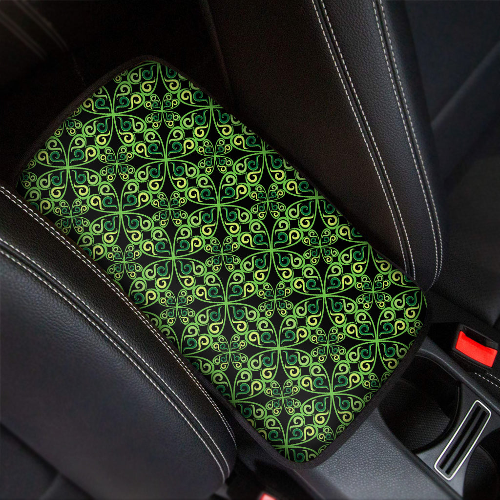 Irish Celtic Symbol Pattern Print Car Center Console Cover