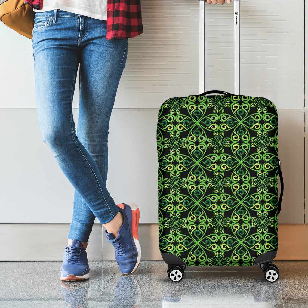 Irish Celtic Symbol Pattern Print Luggage Cover