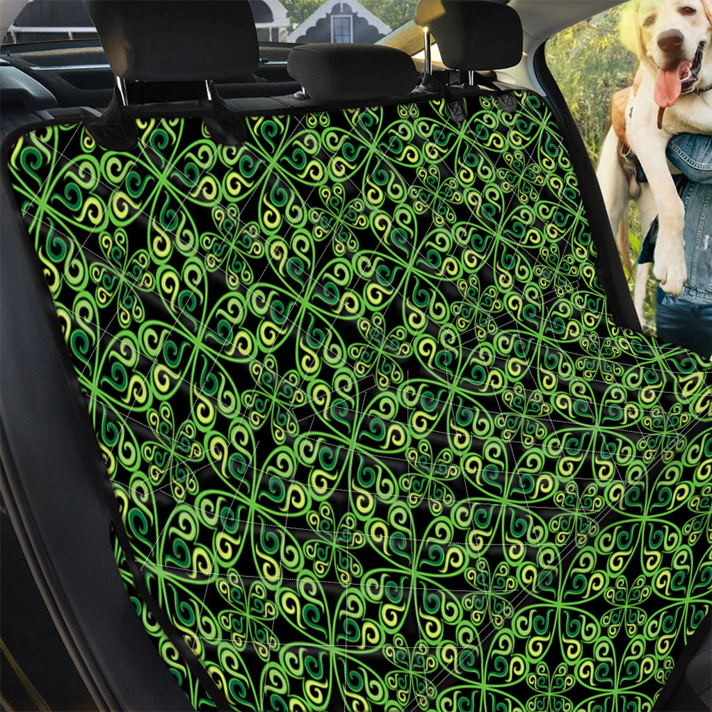 Irish Celtic Symbol Pattern Print Pet Car Back Seat Cover