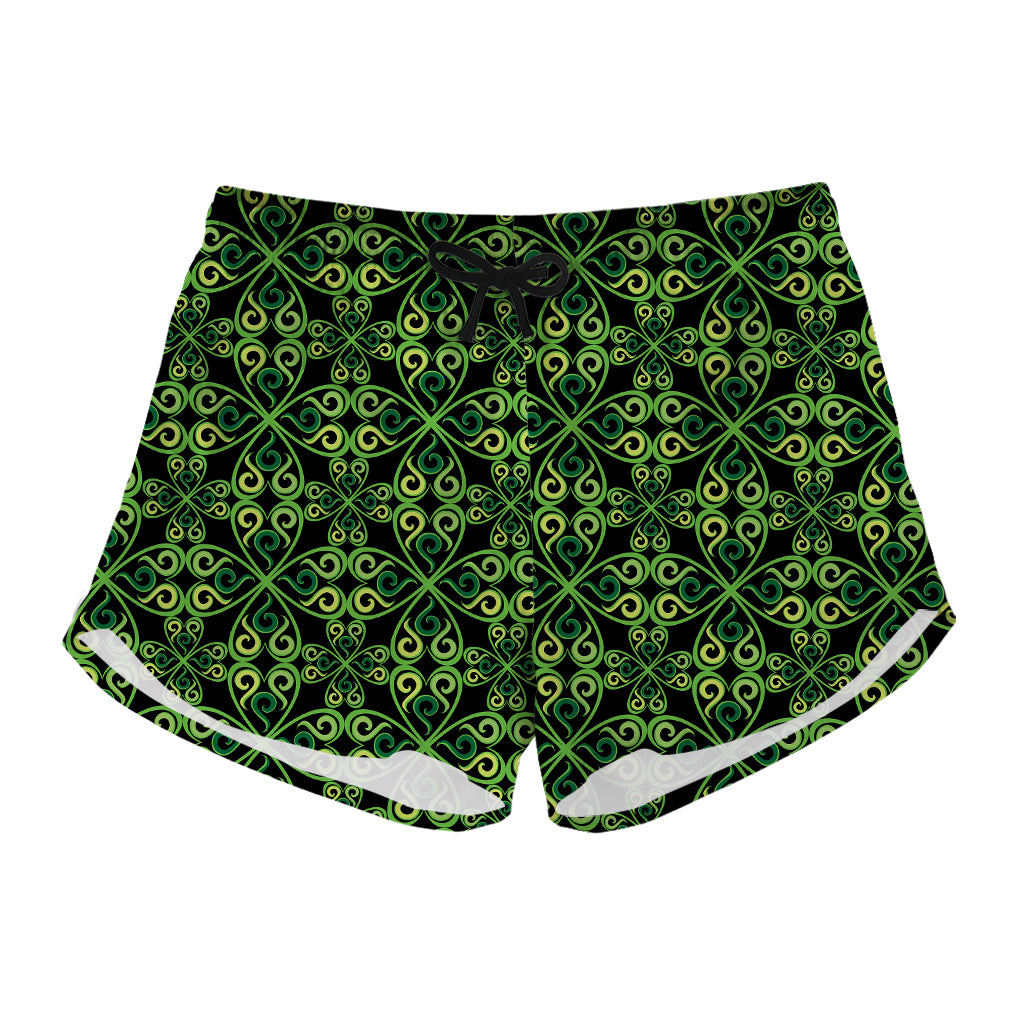 Irish Celtic Symbol Pattern Print Women's Shorts