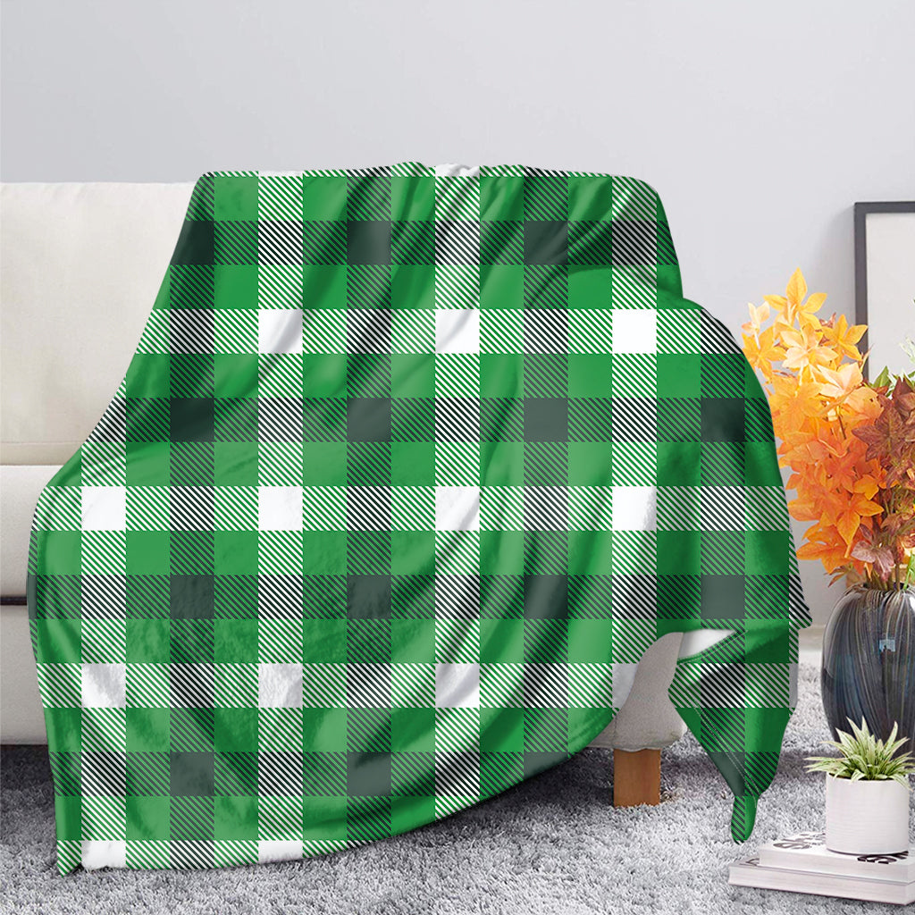 Irish Check Saint Patrick's Day Print Blanket