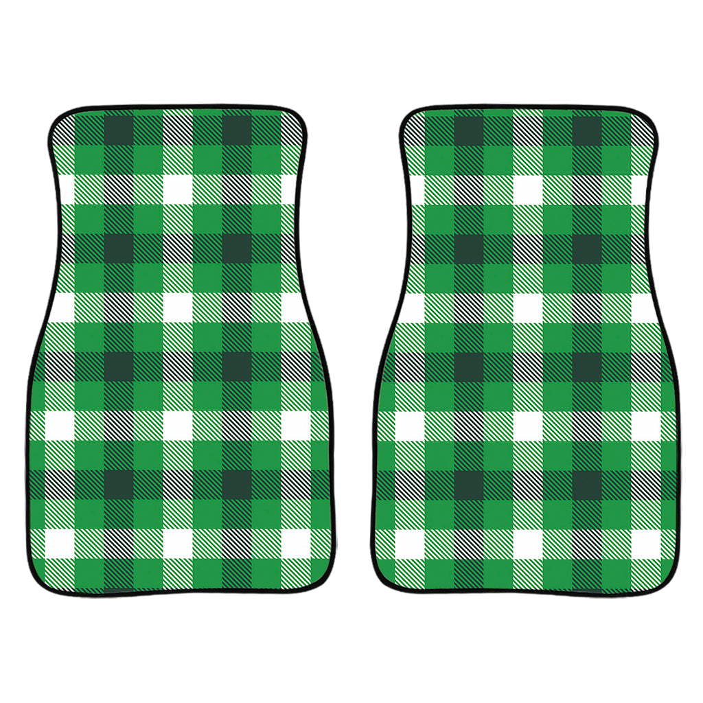 Irish Check Saint Patrick's Day Print Front Car Floor Mats