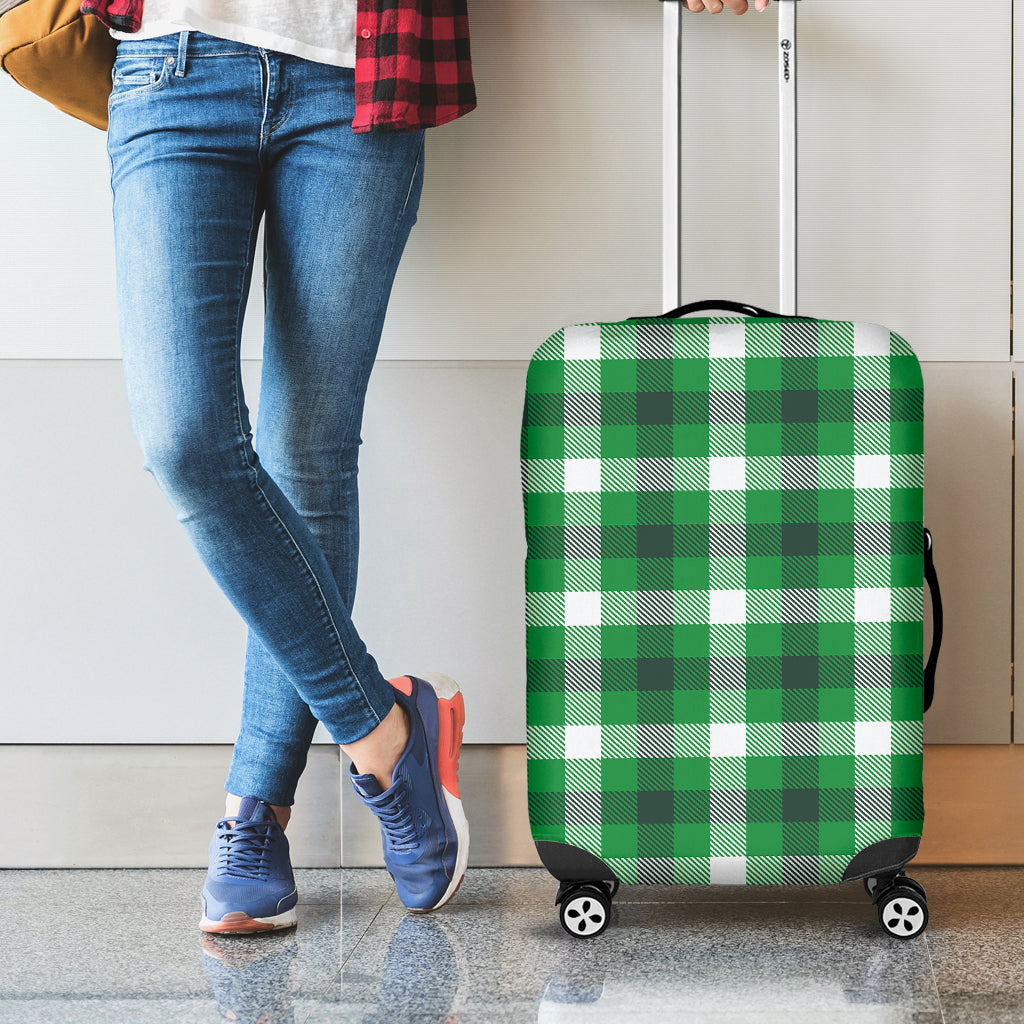 Irish Check Saint Patrick's Day Print Luggage Cover