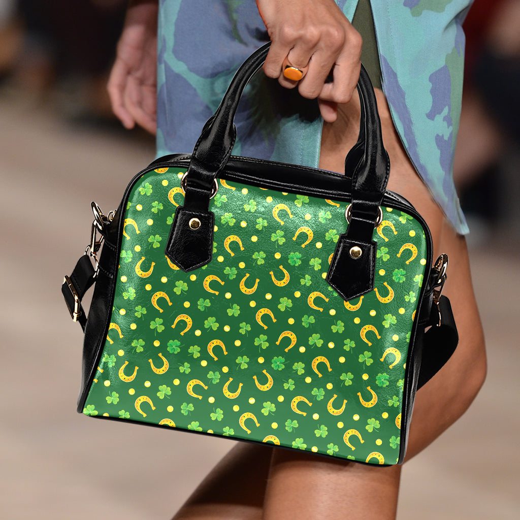 Irish Saint Patrick's Day Pattern Print Shoulder Handbag