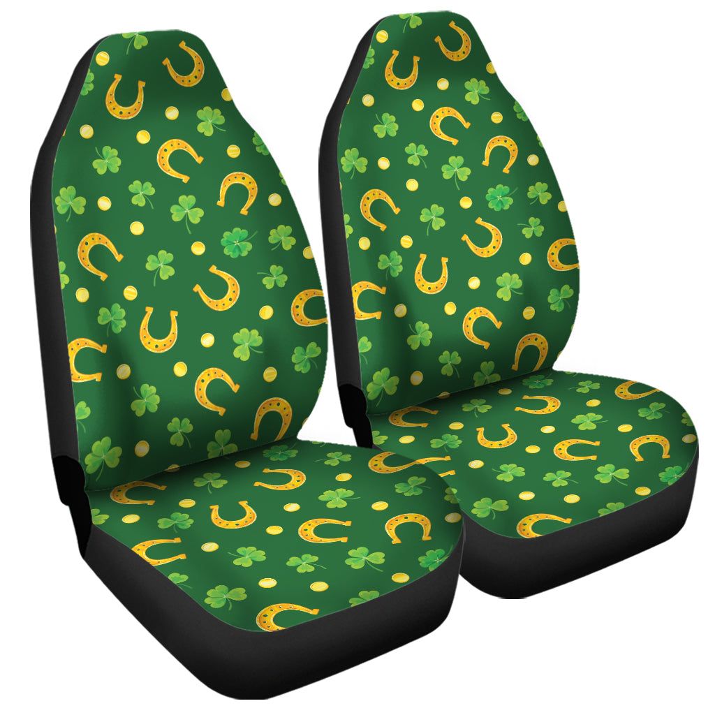 Irish Saint Patrick's Day Pattern Print Universal Fit Car Seat Covers