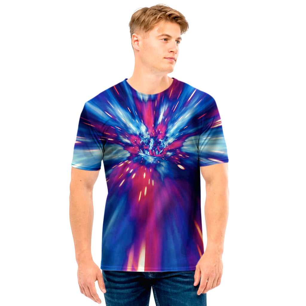 Lightspeed Vortex Print Men's T-Shirt