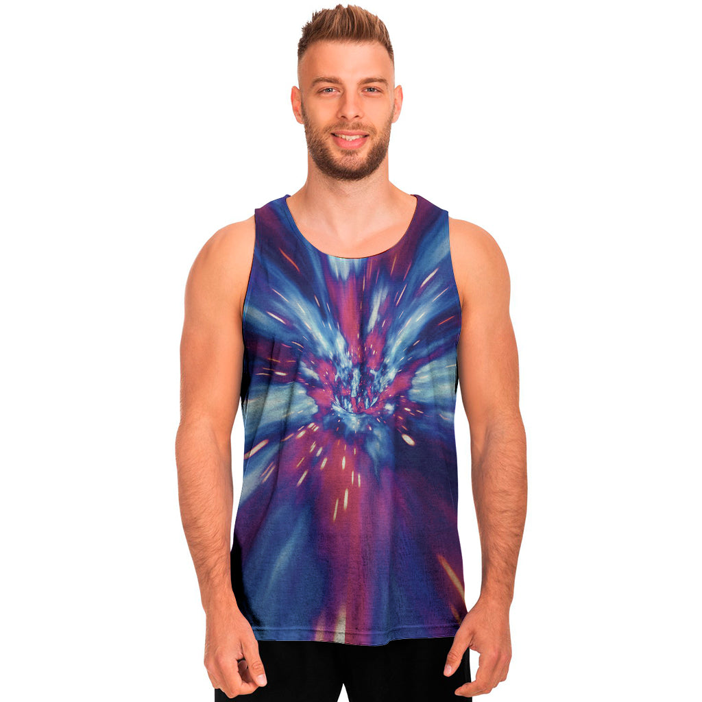 Lightspeed Vortex Print Men's Tank Top