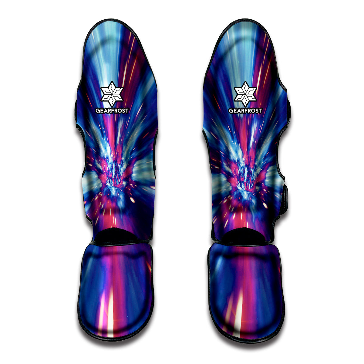 Lightspeed Vortex Print Muay Thai Shin Guards