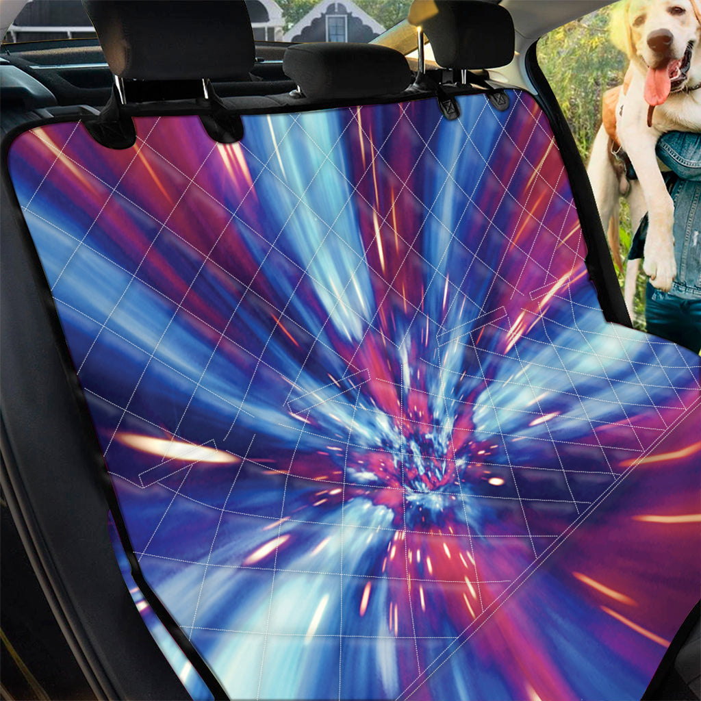 Lightspeed Vortex Print Pet Car Back Seat Cover