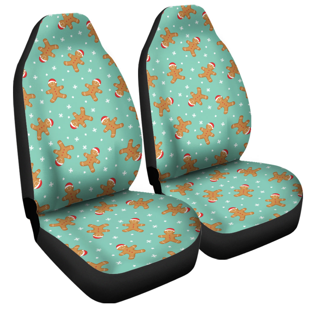 Little Gingerbread Man Pattern Print Universal Fit Car Seat Covers