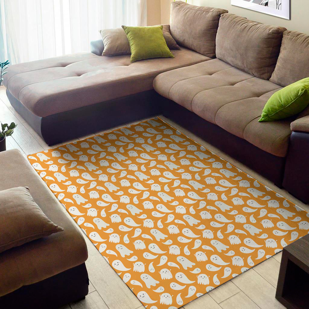 Little Halloween Ghost Pattern Print Area Rug