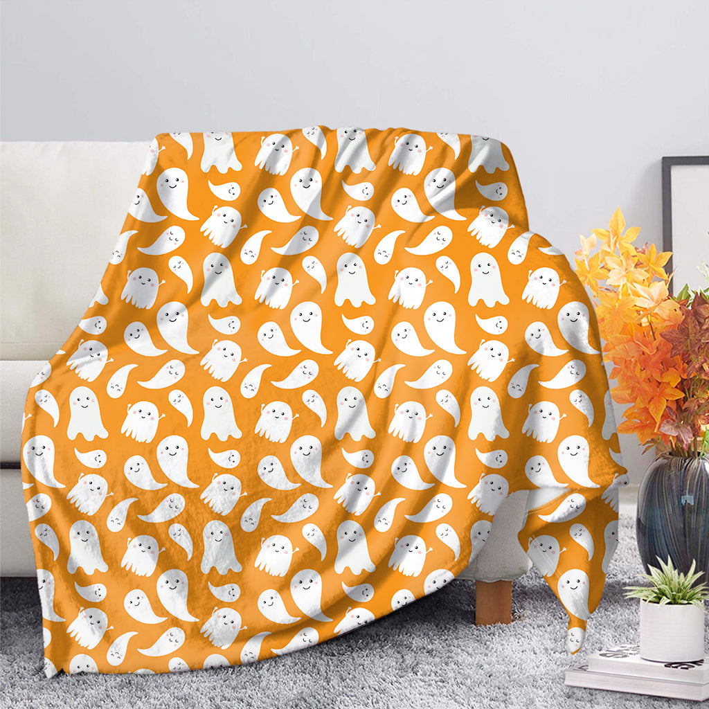 Little Halloween Ghost Pattern Print Blanket