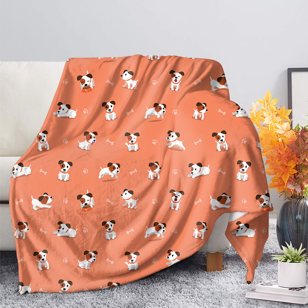 Little Jack Russell Terrier Print Blanket