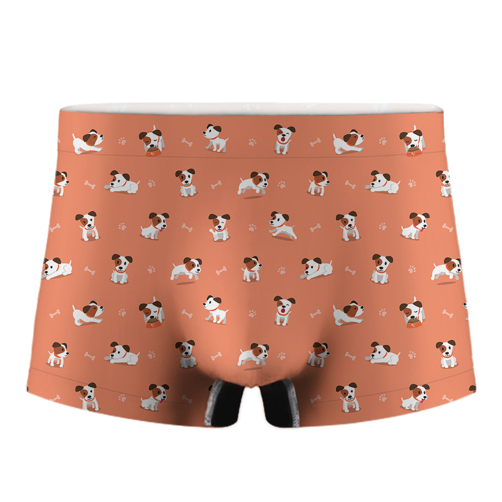 Little Jack Russell Terrier Print Men's Boxer Briefs