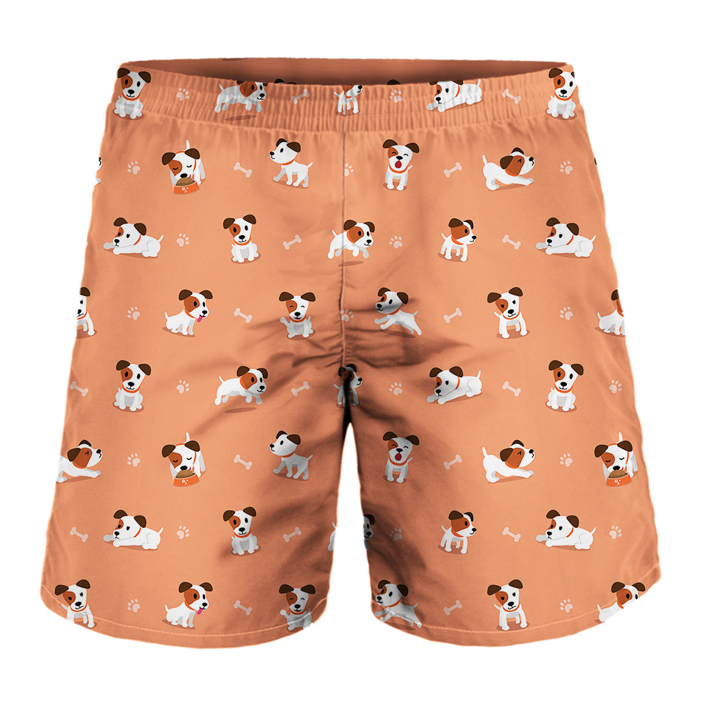 Little Jack Russell Terrier Print Men's Shorts