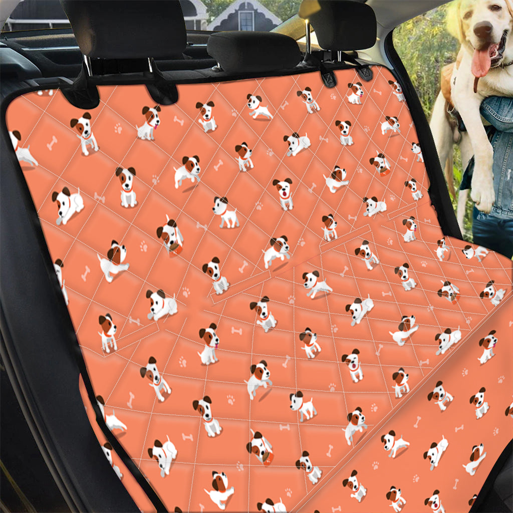 Little Jack Russell Terrier Print Pet Car Back Seat Cover