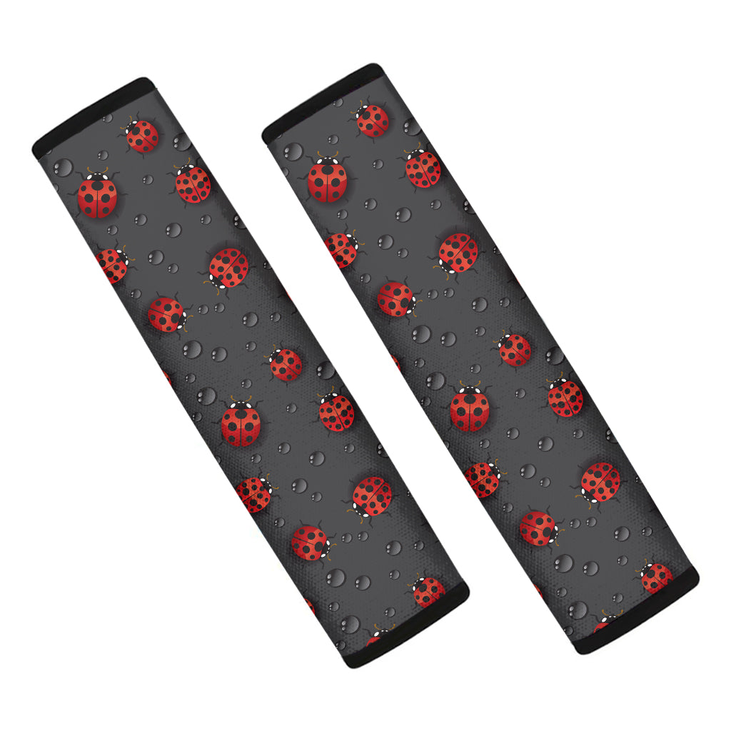 Little Ladybird Pattern Print Car Seat Belt Covers