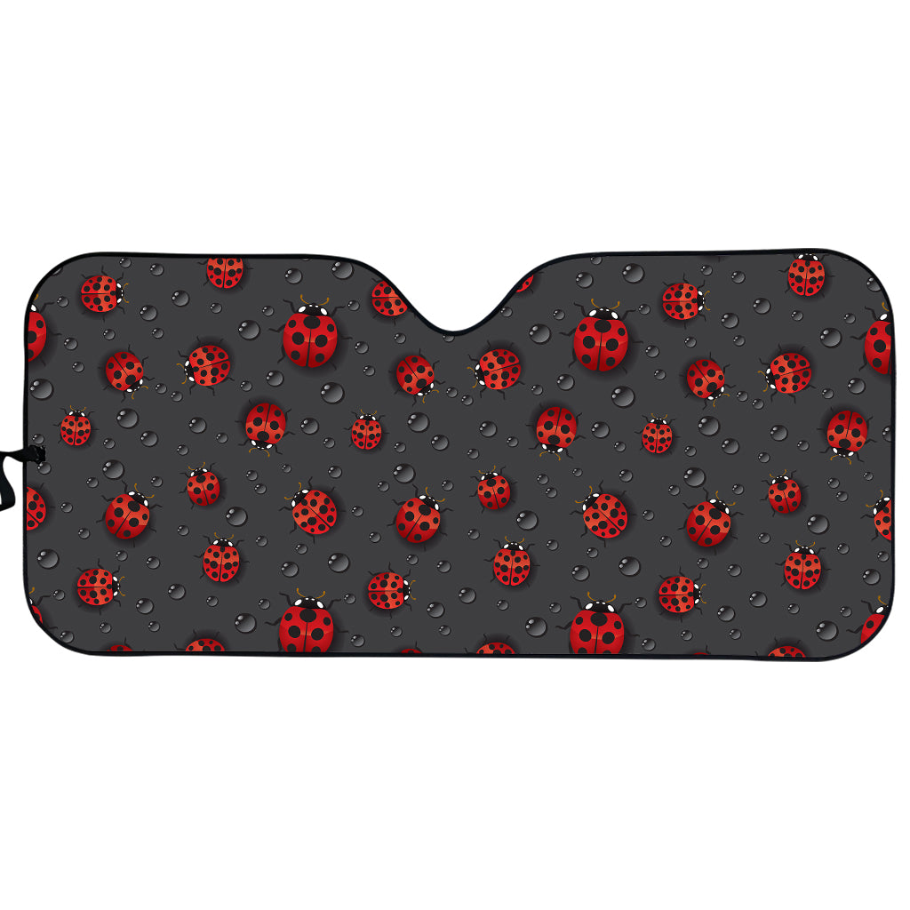 Little Ladybird Pattern Print Car Sun Shade