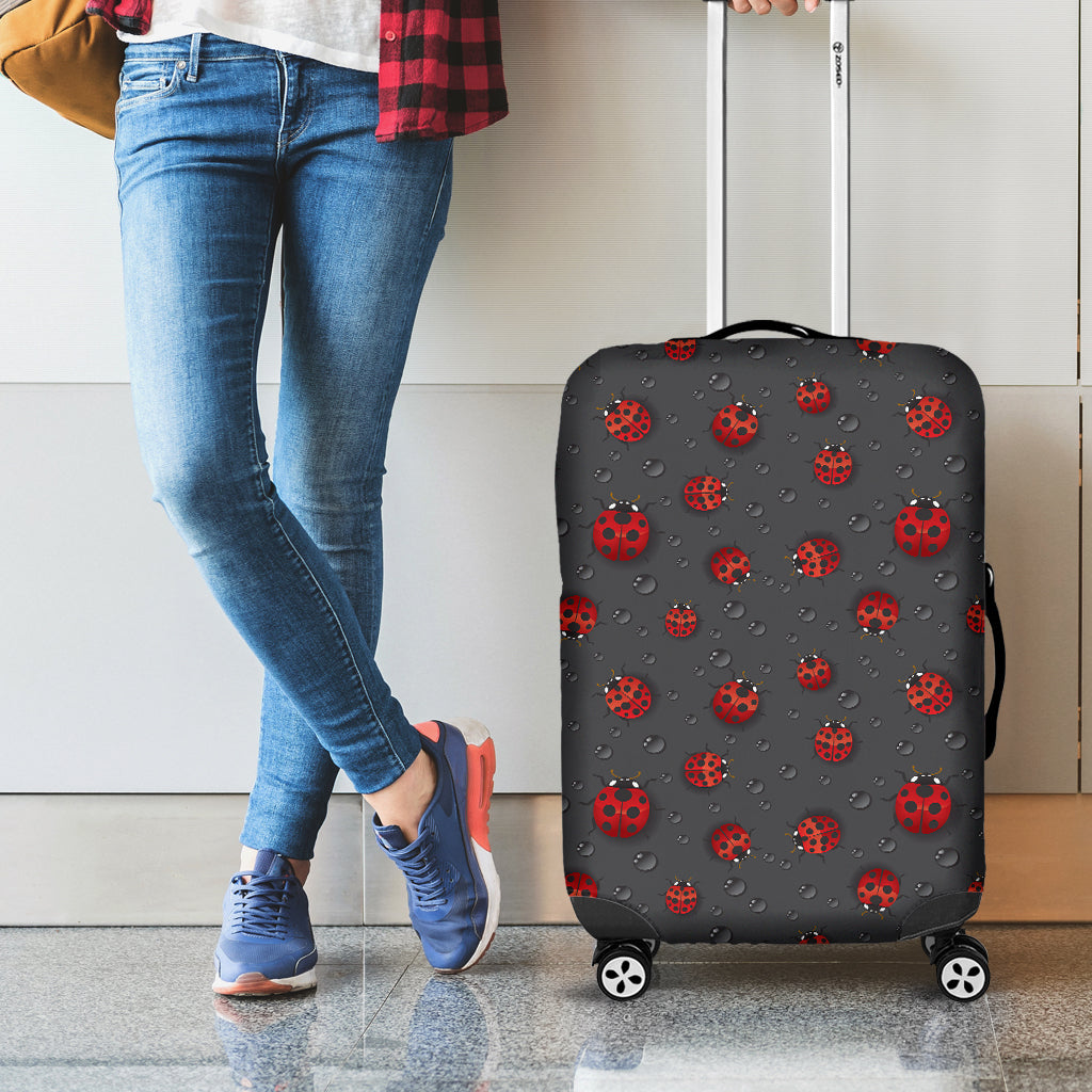 Little Ladybird Pattern Print Luggage Cover