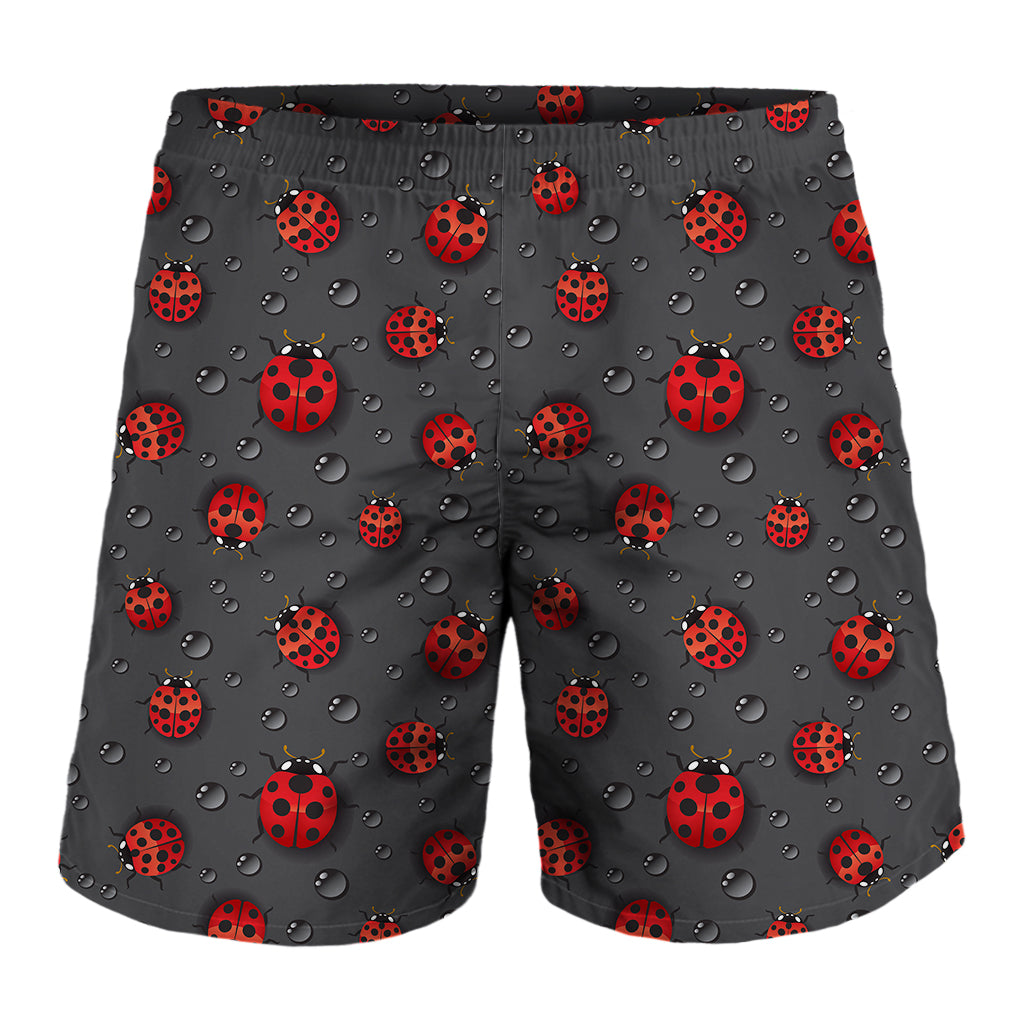 Little Ladybird Pattern Print Men's Shorts