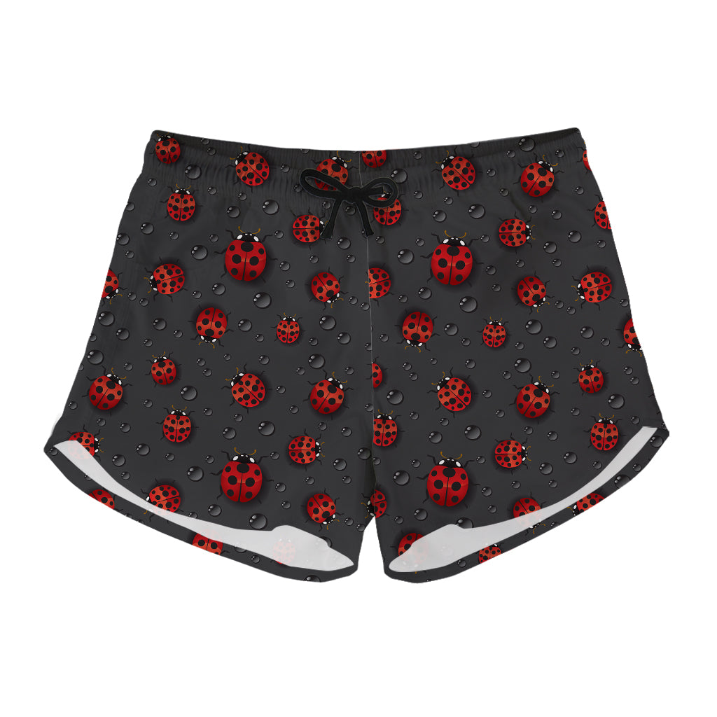 Little Ladybird Pattern Print Women's Shorts