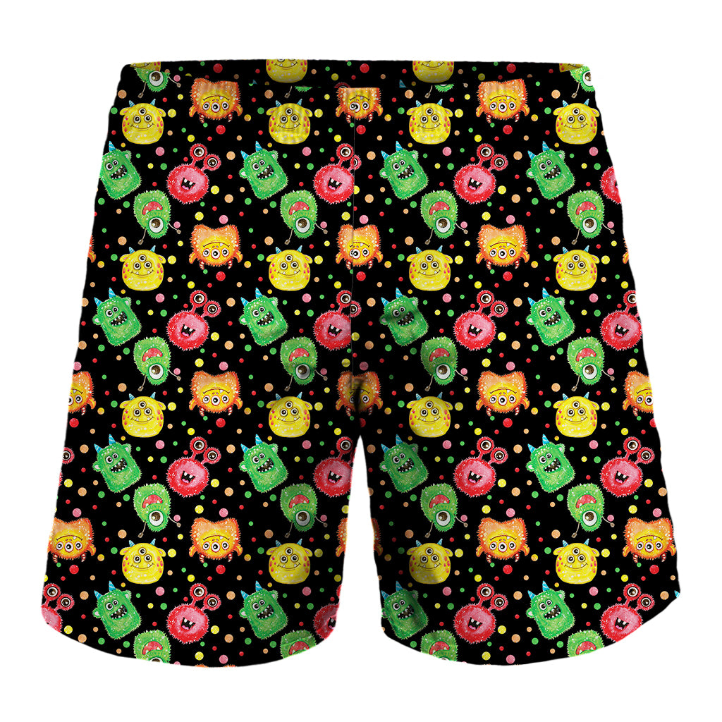 Little Monster Pattern Print Men's Shorts