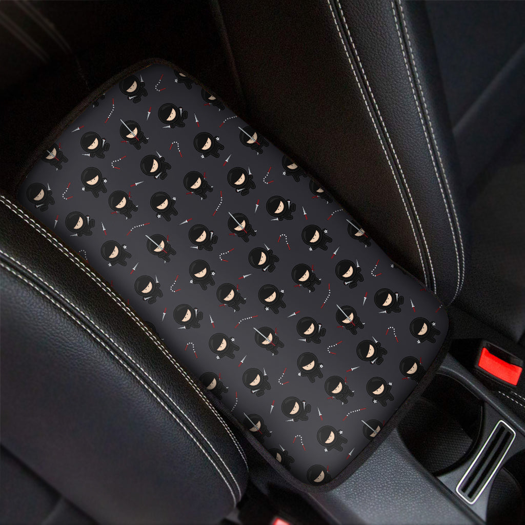 Little Ninja Pattern Print Car Center Console Cover