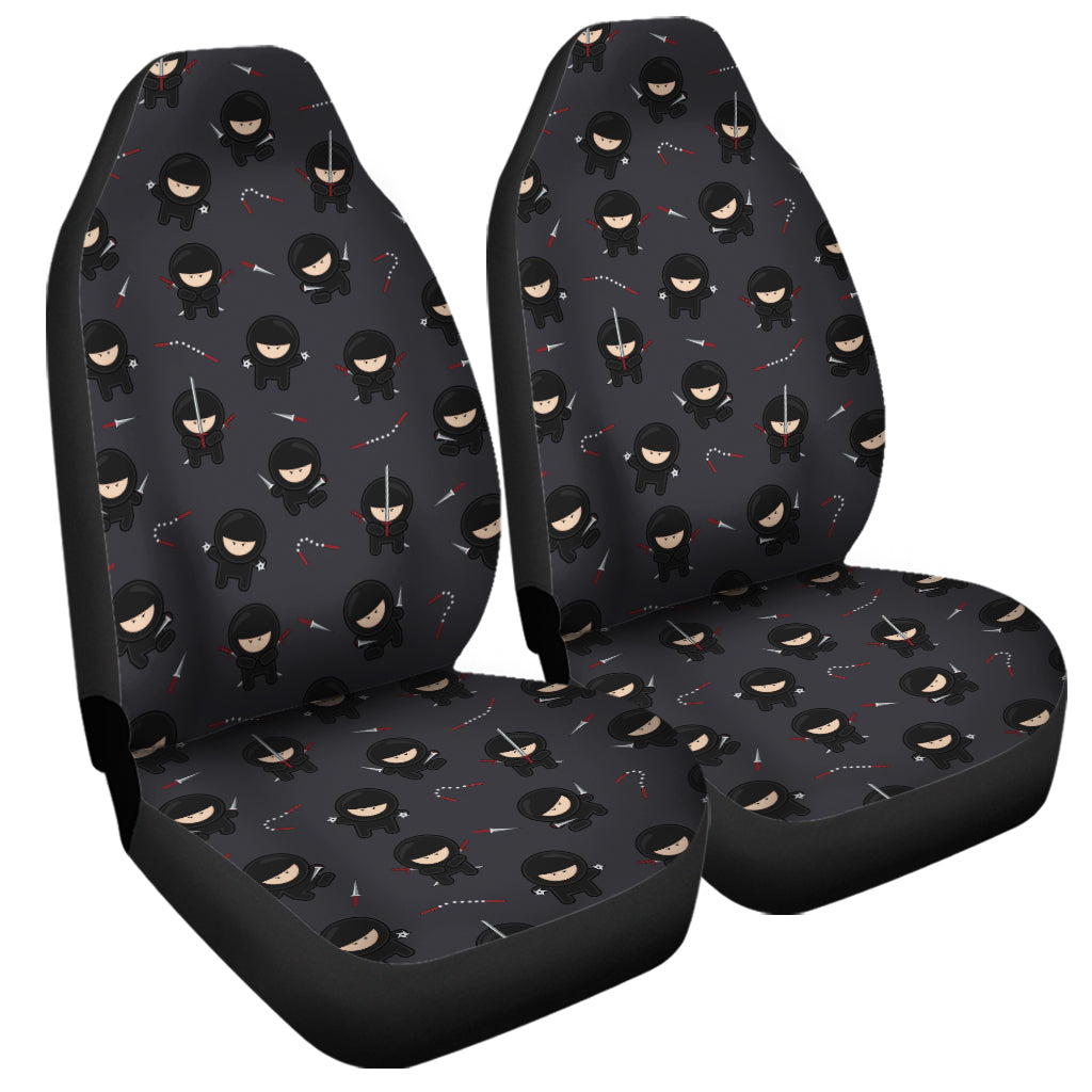 Little Ninja Pattern Print Universal Fit Car Seat Covers