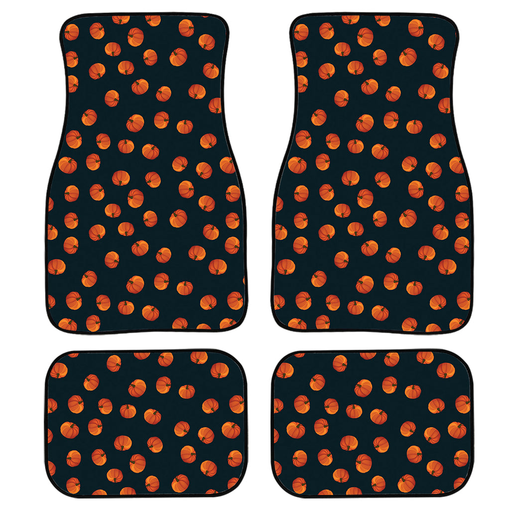 Little Pumpkin Pattern Print Front and Back Car Floor Mats