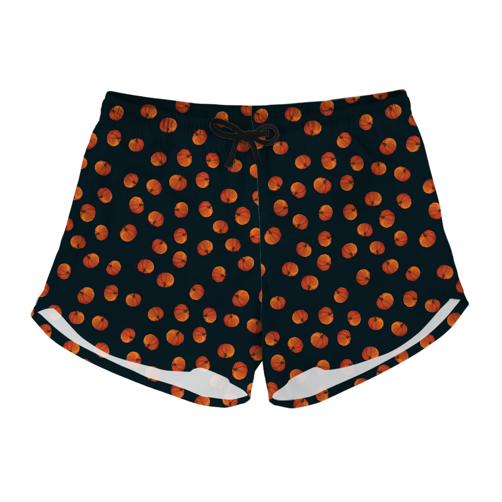 Little Pumpkin Pattern Print Women's Shorts