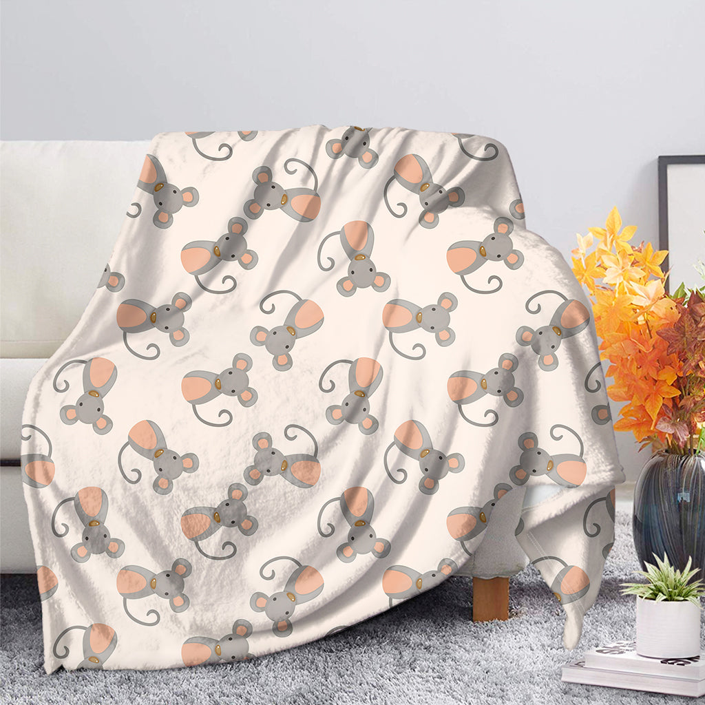 Little Rat Pattern Print Blanket