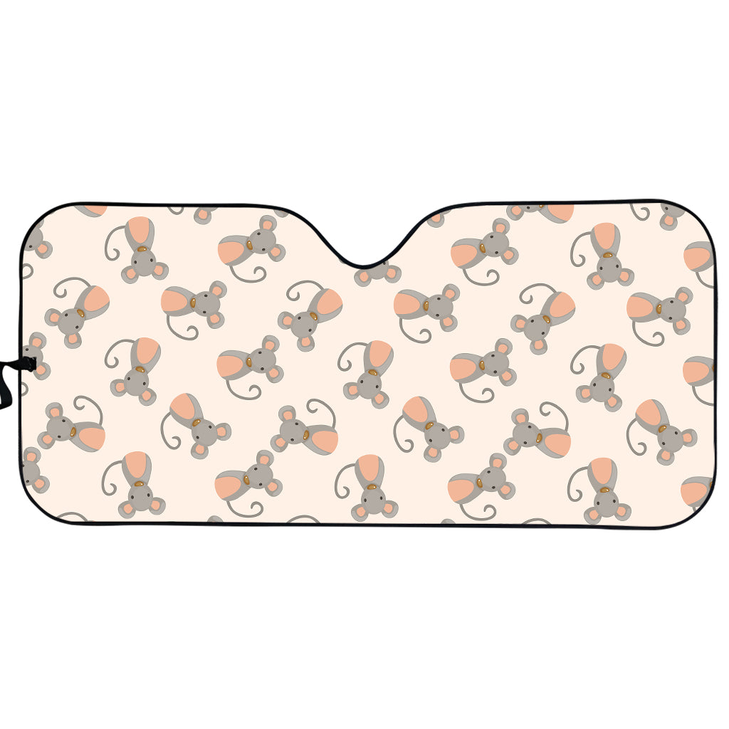 Little Rat Pattern Print Car Sun Shade