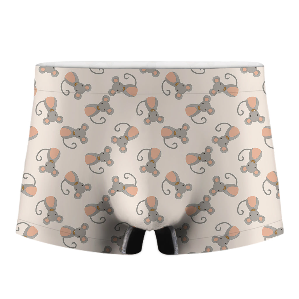 Little Rat Pattern Print Men's Boxer Briefs