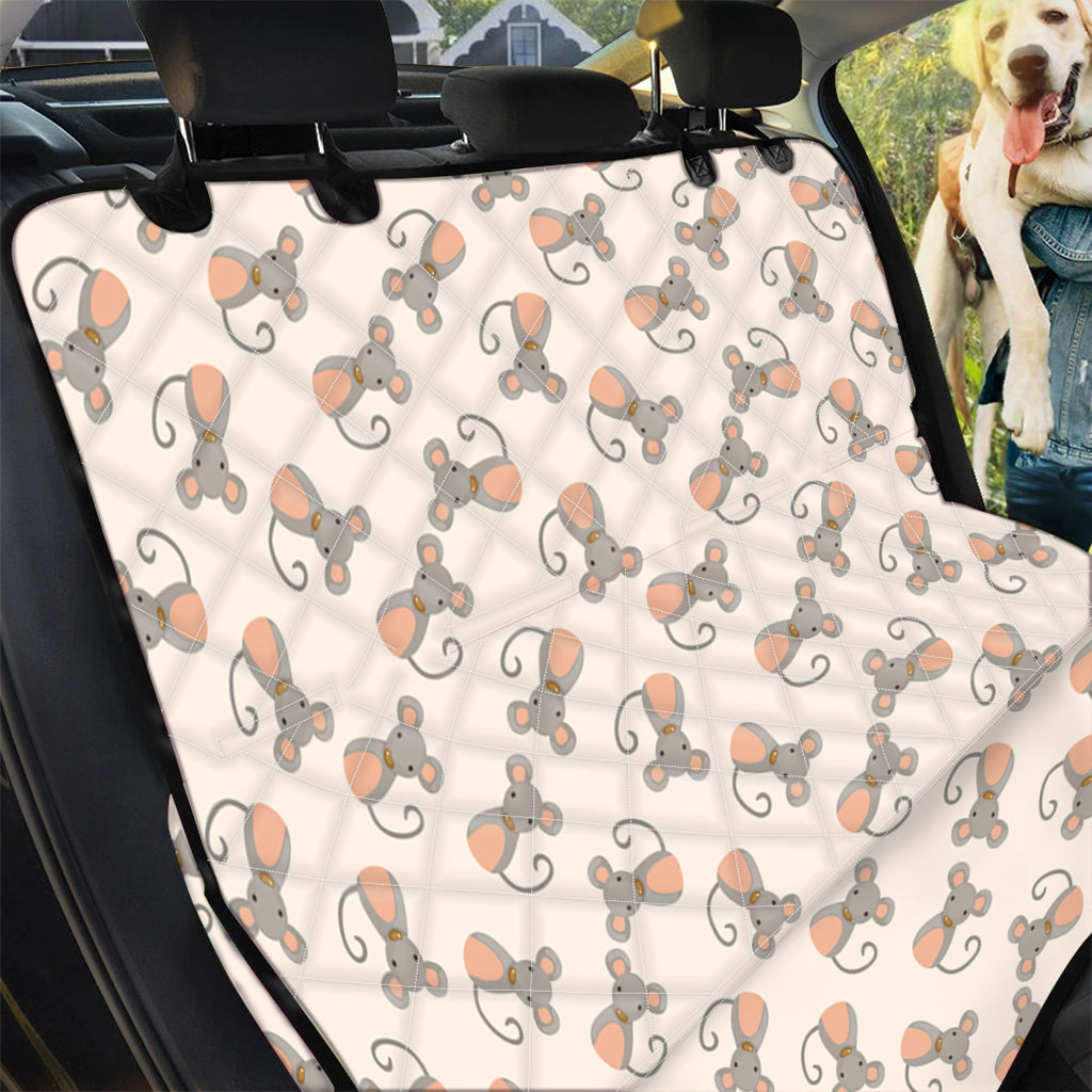 Little Rat Pattern Print Pet Car Back Seat Cover