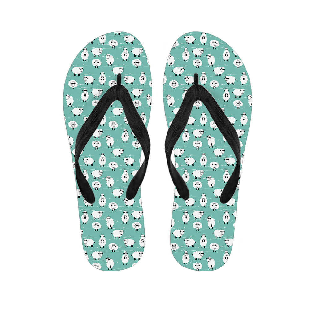 Little Sheep Pattern Print Flip Flops