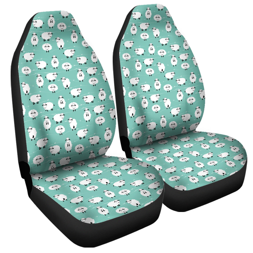 Little Sheep Pattern Print Universal Fit Car Seat Covers