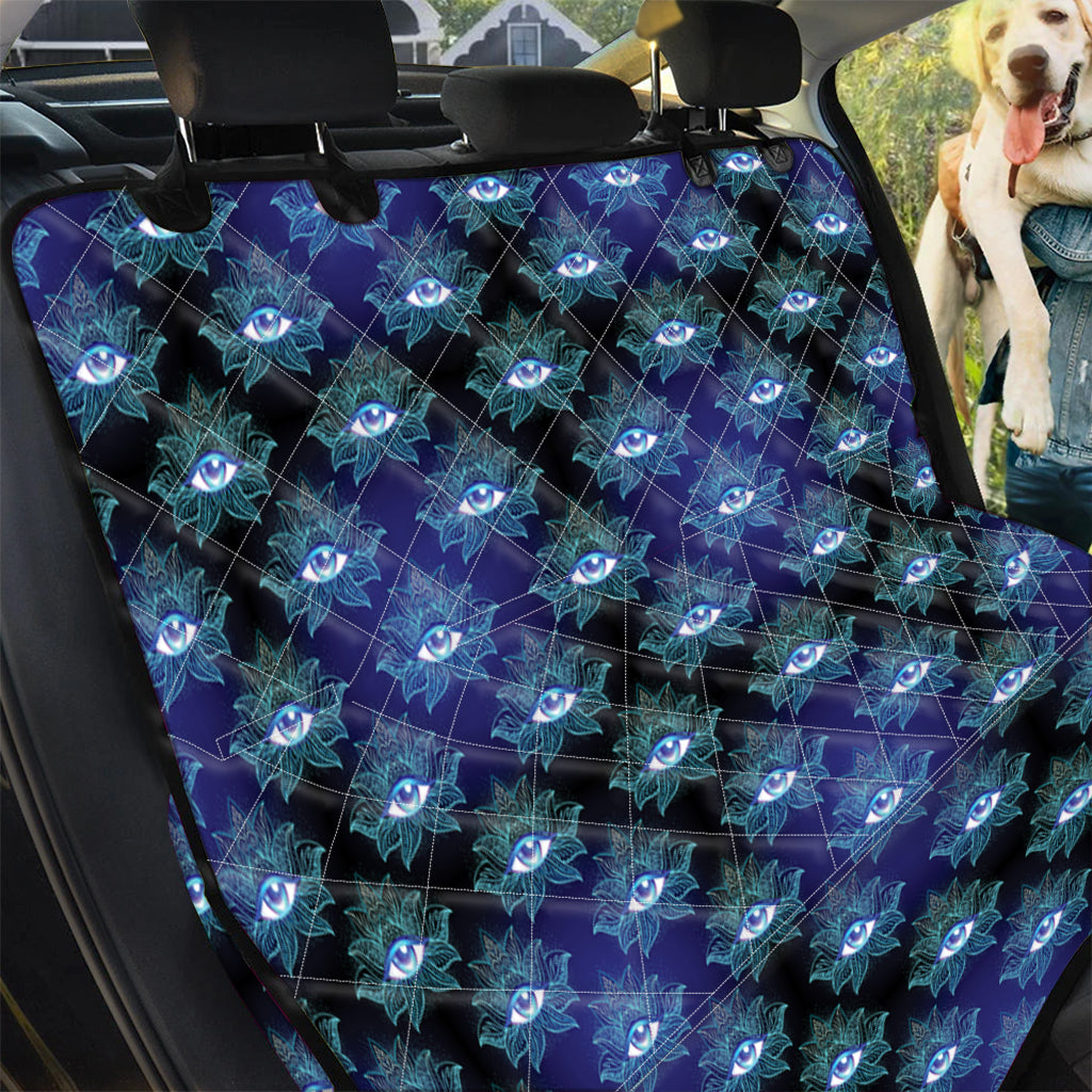 Lotus Eye of Providence Pattern Print Pet Car Back Seat Cover