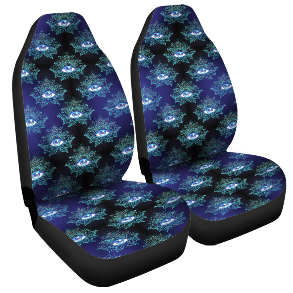 Lotus Eye of Providence Pattern Print Universal Fit Car Seat Covers