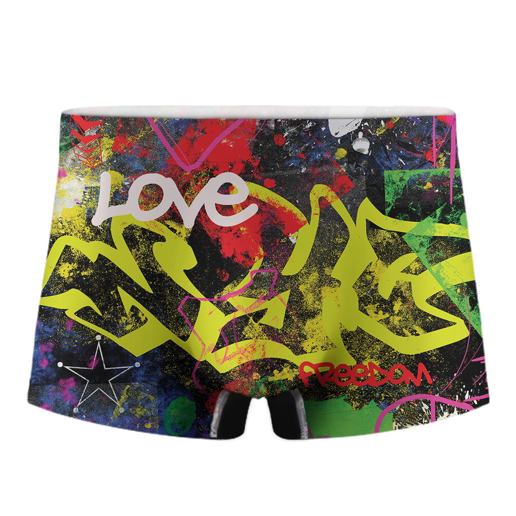 Love NYC Graffiti Print Men's Boxer Briefs